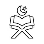 quran-stand-icon-religion-and-islam-line-symbol-black-and-white-vector